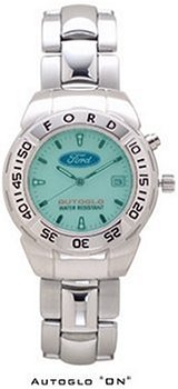Ford Gloing with Pride Men's Green Dial 3 Hand Date Watch 13671