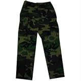 US Milspec Pants, Ripstop, Woodland Camo, Medium, Long