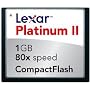 Lexar 1GB 80X Premium Compact Flash Card