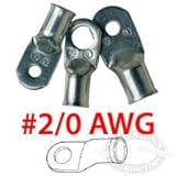 Ancor Marine Grade 2/0 AWG Battery Cable Lugs 242297 2/0 AWG 1/2'' 10/pk