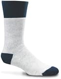 Wigwam Mills #F2020-207-LG Large GRY/Navy Boot Sock