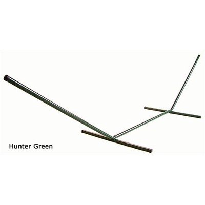 2-Point Jumbo Center-Beam Tubular Steel Hammock Stand Color: Hunter Green