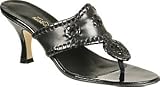 Jack Rogers Navajo Dressy Sandal Black/Black Patent (21-551)