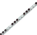 31PPHIdhDbL. SL160  14k White Gold Prong 4 1/6 Carat Black Diamond Bracelet