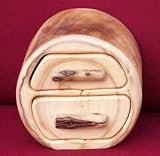 Nature Turns 2 Drawer Aspen Cross Section Jewelry Box
