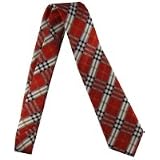 Outer Rebel Fashion Tie- Red & Black Plaid