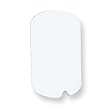 14K White Gold Dog Tag Stamping Disc