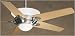 Electronics : Casablanca 38DH45T Bel Air Halo Intellitouch Brushed Nickel Contemporary Ceiling Fan 55