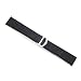 Black Genuine Crocodile Strap 18mm
