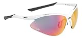 BBB Sonnenbrille Attacker Team BSG-29, weiss-rauchrote Gl&auml;ser