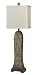 Cal Lighting BO-363BF Matrix Dapple-Gray 60W Pierson Resin Buffet Lamp