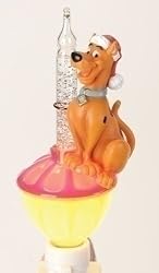 7" Santa Scooby-Doo Christmas Glitter Bubble Night Light