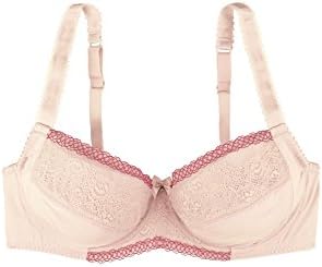 Marie Meili Curves Women's Elvina Pearl Coral Wired Bra 40C Coral