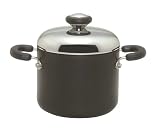 Circulon Total Hard-Anodized Aluminum 3.5 Quart Nonstick Covered Saucepot