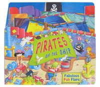 Childrens Toyshop  Toys : Brown Watson Pirates on the Ship Fun Flaps Book