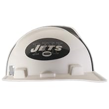 MSA Safety Works 818435 NFL Hard Hat, New York Jets