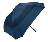 Gellas by ShedRain 4532 Gel Handle, 62-Inch Arc Auto Open Vented Square Golf Umbrella