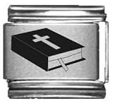 Clearly Charming Bible Laser Italian Charm