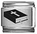 Clearly Charming Bible Laser Italian Charm