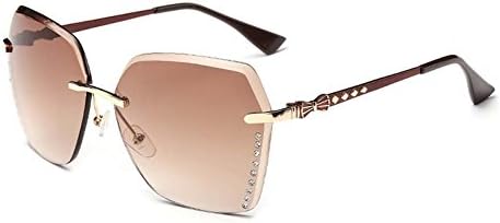 Gray Memory Lady 2016 New Rimless Diamond Fashion Sunglasses(K2)