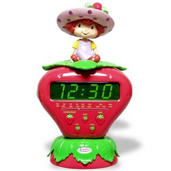 Childrens Toyshop  Toys : Strawberry Shortcake AM/FM Clock Radio- SS255