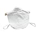 Joyci Woman Half Shirt Collar Pure White Decorate Wave Shape Lapel False Collar Detachable Fake Collar