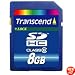 Transcend 8 GB Class 6 SDHC Flash Memory Card TS8GSDHC6