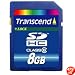 Transcend 8 GB Class 6 SDHC Flash Memory Card TS8GSDHC6