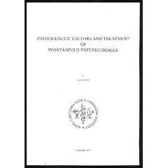 Pathogenetic Factors and Treatment of Spontaneous Pneumothorax by