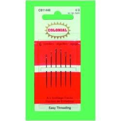 Self Threading Needles (6 pack)
