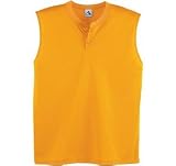 Youth Mesh Sleeveless Two-Button Jersey