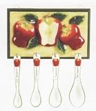 APPLE Wall Plaque with Measuring Spoon Set *NEW*!