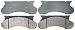 Raybestos PGD450M Front Premium Semi Metallic Pads
