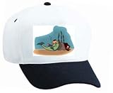 White Cap with water, thermometer, ill, pollution, sick, ocean, fish