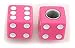 Pink Dice Custom Valve Caps