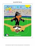 Baltimore Orioles Mascot Puzzle