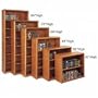 Medium Oak Four Shelf Bookcase Medium Oak