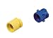Keck Glassware Adapter, GL-14 threaded Port or 10 mm OD barbed port, 10/pk