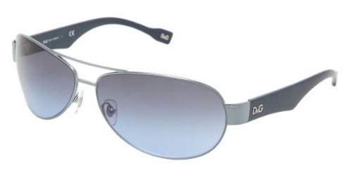 D&g Dd6064 356/8f Blue Navy Sunglasses In Metal