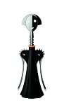 A di Alessi AAM01 B Korkenzieher ANNA G. aus thermoplastischem Harz, schwarz und verchromtem Zamak
