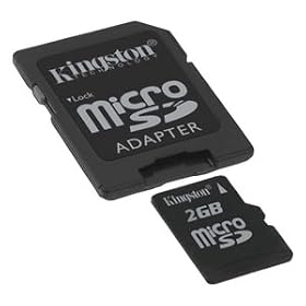 Kingston 2GB micro SD Card with SD Card Adapter