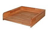 Produkt-Bild: Wickeltischaufsatz, aus echtem Buchenholz, Wickelfl&auml;che 60x70cm, Wickelauflage, Wickelkommode, Aufsatz f&uuml;r Waschmaschine oder Trockner