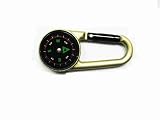 (Price for 100 Pieces) Precise Aluminum Carabiner with Easy-Read Compass, Key Chain Tool