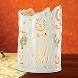 Lenox Pierced Pumpkin and Light Votive