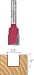 Freud 16-100 1/2-Inch Diameter by 1/2-Inch Mortising Router Bit with 1/4-Inch Shank