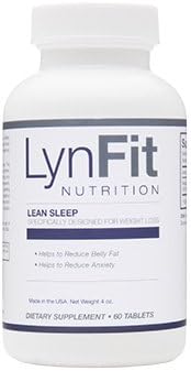LynFit Nutrition Lean Sleep with Melatonin - Burn Fat While You Sleep - (30) 5mg Tablets