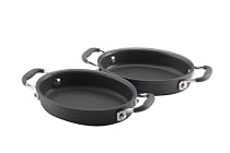 Anolon Advanced Nonstick Hard-Anodized Aluminum 1/2-Quart Mini Au Gratins, Set of 2