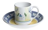 Caleca Zafferano 8-Piece Mug and Soup Bowl Set, Service for 4