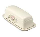 Pfaltzgraff Tea Rose Covered Butter Dish