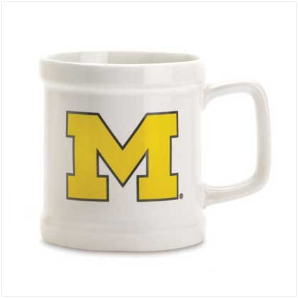 UNIVERSITY OF MICHIGAN LOGO MUG B37-812
